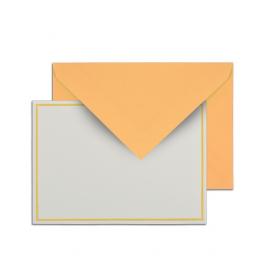 326/18 G. Lalo Single Bordered Sets - Apricot
