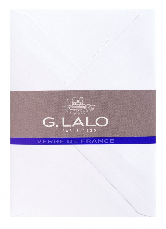 21450L G. Lalo "Vergé de France" Envelopes - Extra White