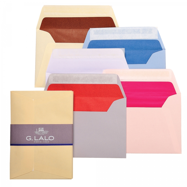 521/ G. Lalo "Vergé de France" Envelopes - Group