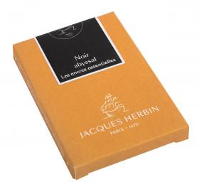 11009JT Herbin "Essential" Ink Cartridges - Noir Abyssal