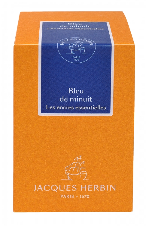 13119JT Herbin "Essential" Bottled Ink 50ml - Blue de Minuit