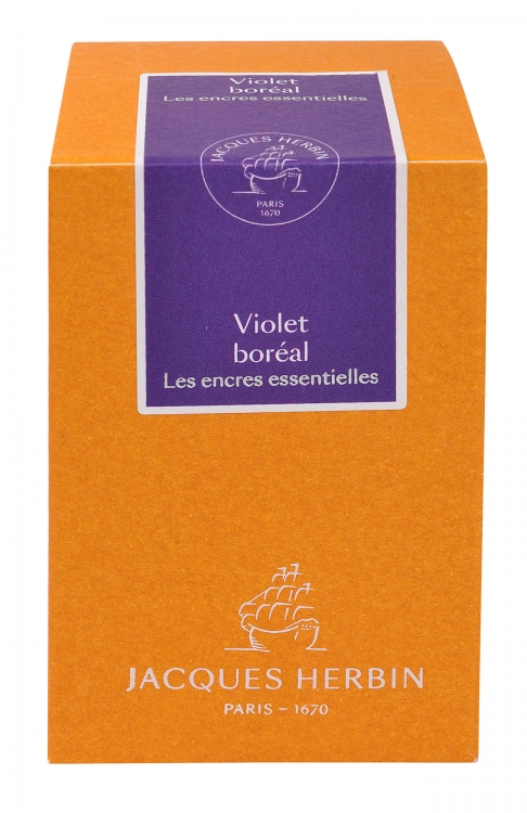 13173JT Herbin "Essential" Bottled Ink 50ml - Violet Boreal