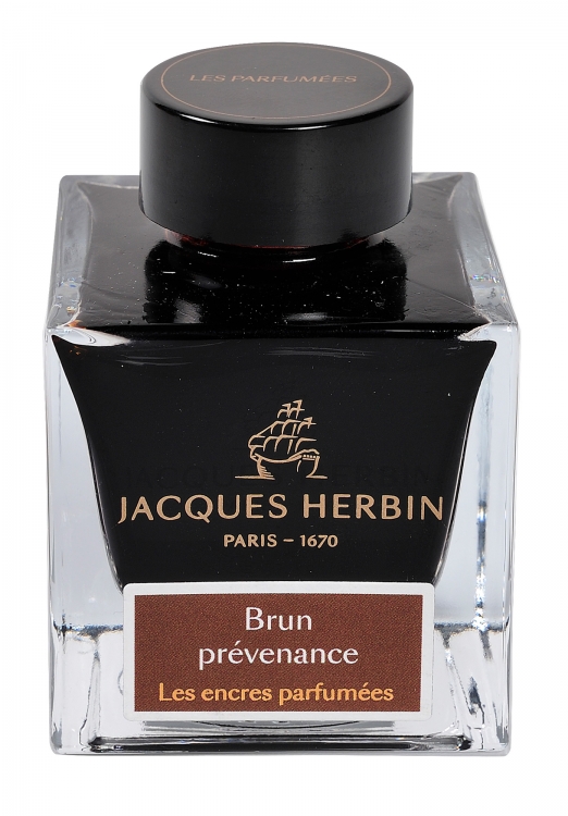 14747JT Herbin "Essential" Scented Bottled Ink 50ml - Brown