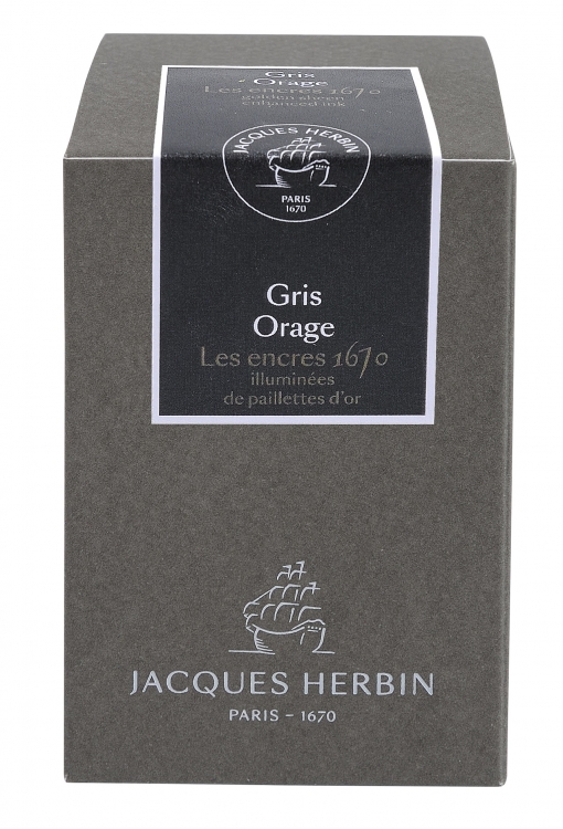 15009JT Herbin 1670 Anniversary Ink - 50ml Stormy Grey 