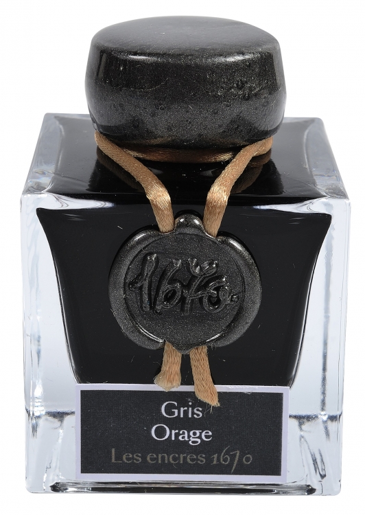 15009JT Herbin 1670 Anniversary Ink - 50ml Stormy Grey