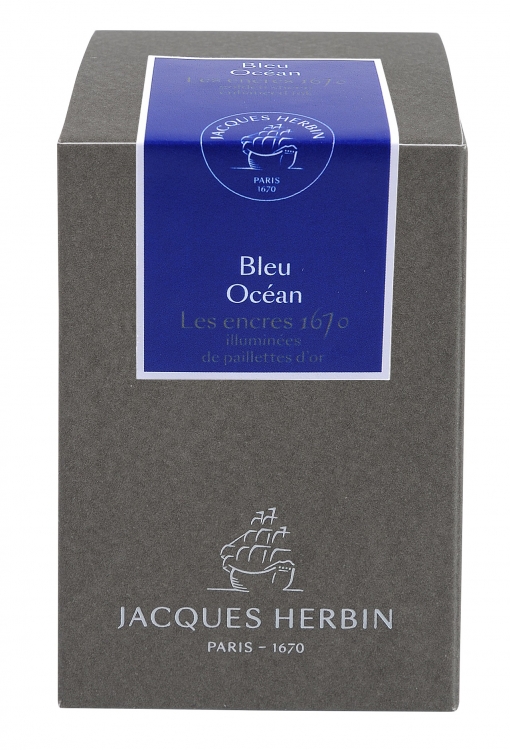 15018JT Herbin 1670 Anniversary Ink - 50ml Bleu Ocean