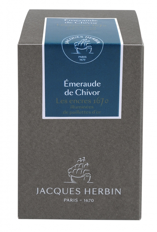 15035JT Herbin 1670 Anniversary Ink - 50ml Emerald of Chivor