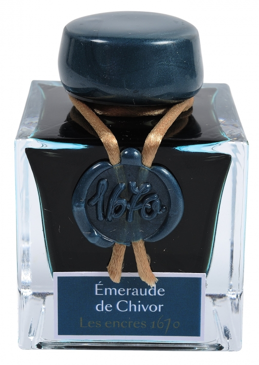 15035JT Herbin 1670 Anniversary Ink - 50ml Emerald of Chivor