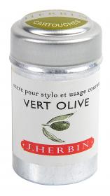 20136T Fountain Pen Inks Cartridges - Vert Olive