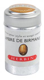 20141T Fountain Pen Inks Cartridges - Ambre de Birmani