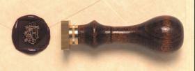 wooden handle and seal