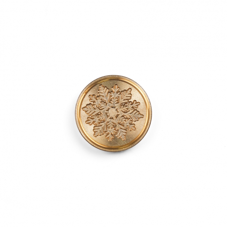 40408T Snow Flake Brass Seal