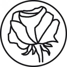 40430T Brass Seal - Symbols no wood handle - Rose
