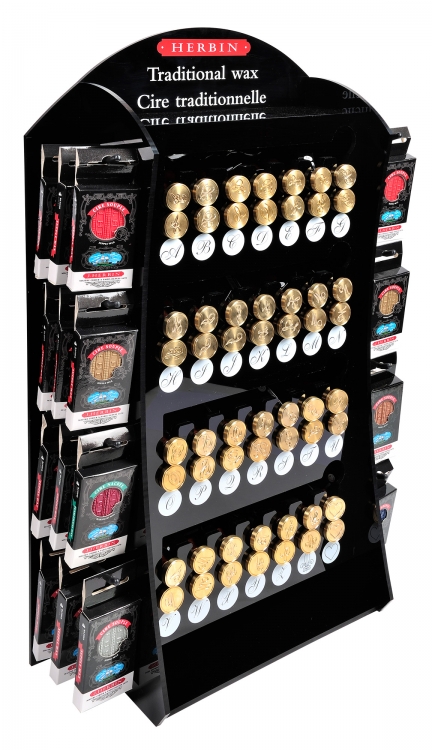 H390/01 Herbin Display for Supple Wax and Brass Seals