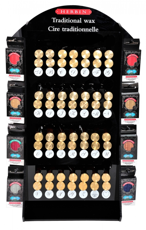 H390/01 Herbin Display for Supple Wax and Brass Seals