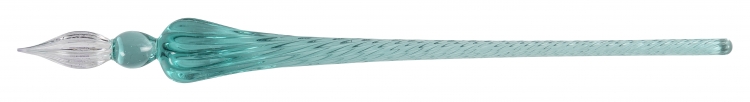 H214/33 Round Glass Pen - Green
