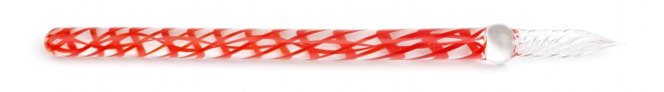 217/22 Straight Glass Pen Rouge Caroubier