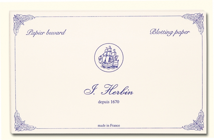 H255/00 Herbin Blotter Paper - White