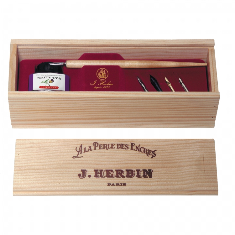 H270/77 "La Perle des Encres” Wooden Box Set