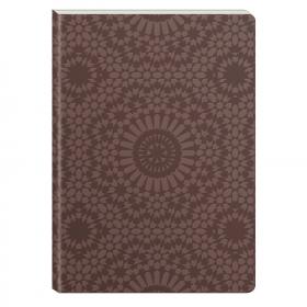 83859 Clairefontaine Zellige Lined Notebook A6 - Leatherette Cover - Taupe