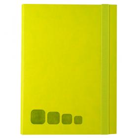 59663 Exacompta Portable Case File Folder - Lime Green