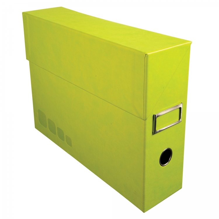 59963 Exacompta Offissimo Library Flat File Box - Anise