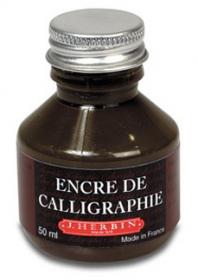 H114/40 Herbin Calligraphy Ink Brown