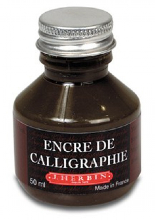 H114/40 Herbin Calligraphy Ink Brown