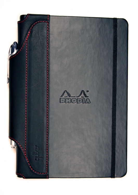 Rhodia with black and red single pen Quiver 2