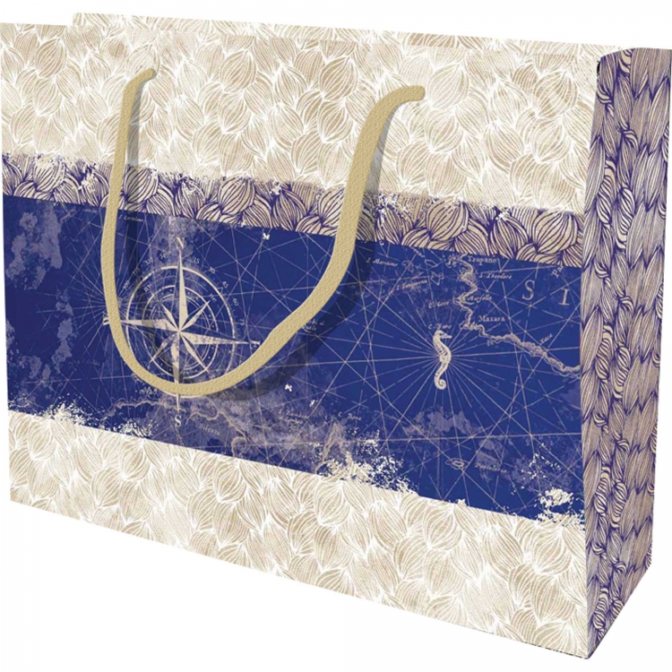 Maritime Large Shopping Bag