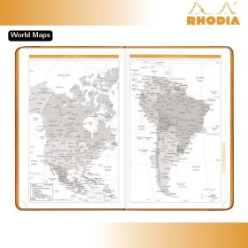 Rhodia Maps Spread