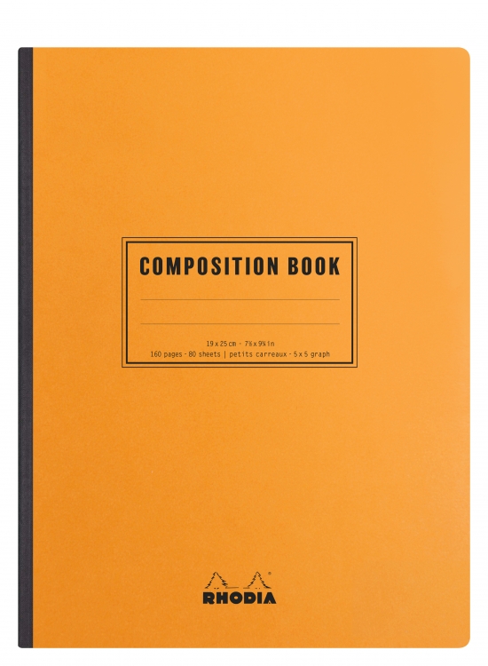 Composition Notebook -  6 x 8 ¼ Orange