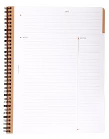 193409C Rhodia Black Meeting Book - Lined 