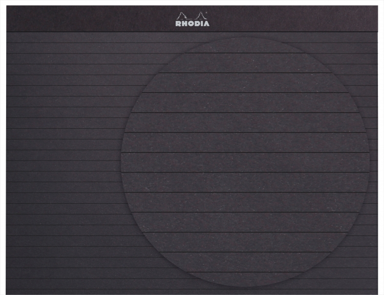 19005C PAScribe Pad Black Lined Detail 2