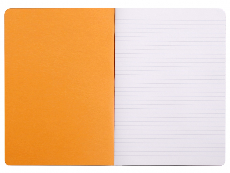 119168C Rhodia Slim Staplebound Notebook - Orange