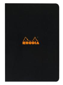 119169C Rhodia Slim Staplebound Notebook - Black