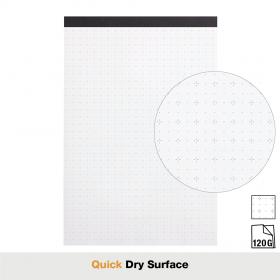 Maya Pad White - Cross N Dot Detail