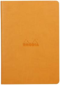 116465C Rhodia Rhodiarama Sewn Spine Notebook - Orange