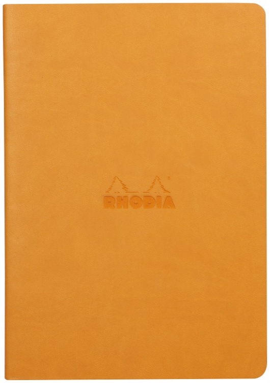 116465C Rhodia Rhodiarama Sewn Spine Notebook - Orange