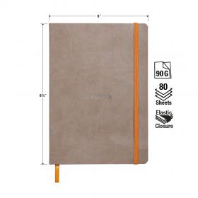 117404C, 117454C Rhodiarama Softcover Notebooks - Measurements