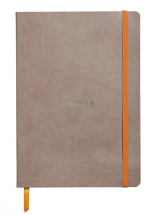 117404C, 117454C Rhodiarama Softcover Notebooks - Taupe