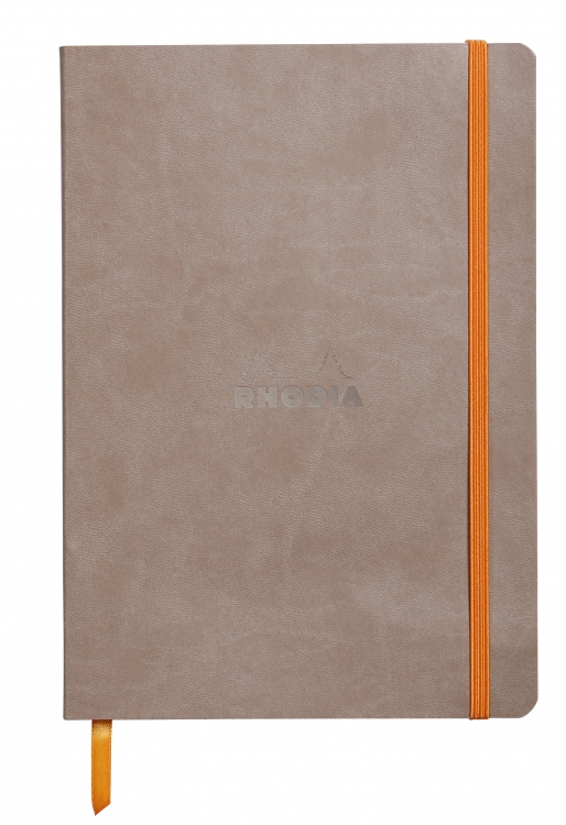 117404C, 117454C Rhodiarama Softcover Notebooks - Taupe