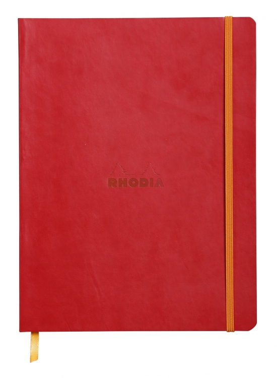 117513C, 117563C Rhodiarama Softcover Notebooks - Poppy
