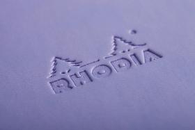 Rhodia Rhodiarama Hardcover Notebooks - Iris Detail