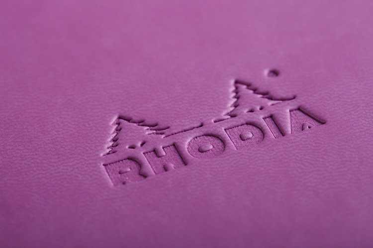 Rhodia Rhodiarama Hardcover Notebooks - Lilac Detail