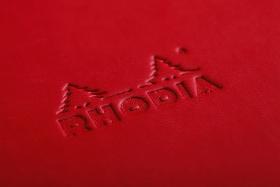 Rhodia Rhodiarama Hardcover Notebooks - Poppy Detail