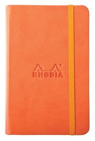 118634C, 118654C Rhodiarama Hardcover Notebooks - Tangerine