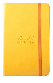 118636C, 118656C Rhodiarama Hardcover Notebooks - Yellow