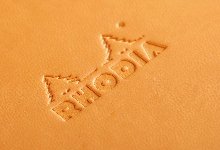 Rhodia Rhodiarama Hardcover Notebooks - Orange Detail