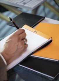 Rhodia_Staplebound_Notepad_Orange_Writing_4